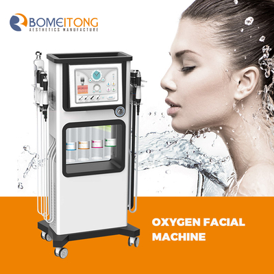 Oxygen facial deep cleansing aqua peel therapy machine Pigment removal Skin Care RF Skin Tightening ultrasound multifunction