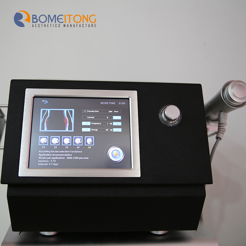 Focused shockwave machine weight loss pain relief cellulite reduction