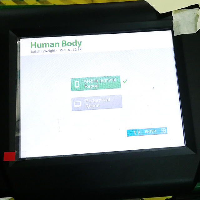 Body fat percentage analyzer health assessment basic metabolism bioelectrical