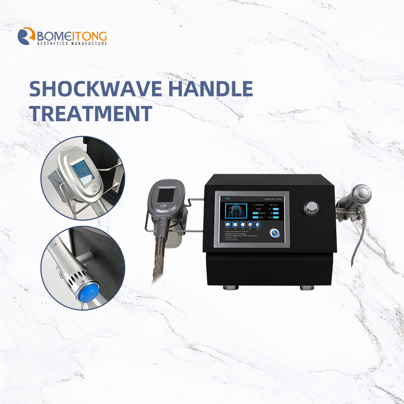 Electromagnetic shockwave shock wave skin thighthenin machine leg knee shoulder pain relief