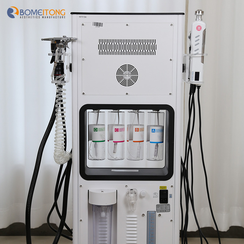 12 in 1 oxygen facial machine beauty skin tightening shrink pores korea aqua peel abc