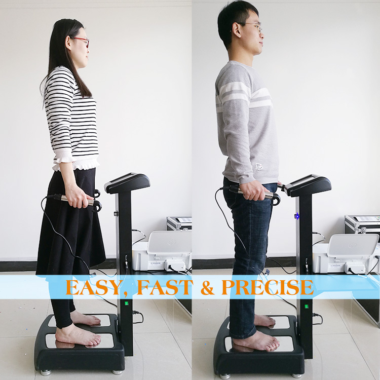 Health fat test composition body analysis device with printers