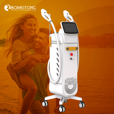 Professional ipl hair removal system Two handles intense pulse light opt shr pigment removal Permanent Painless Facial Skin Body