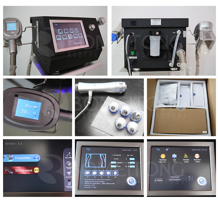 Cryo Wave 2 in 1 Cryolipolysis And Shock Wave Machine for Sale SW20