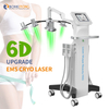 6D Laser Slimming Machine 532nm 635nm Green Light Ems Cryo Pads Cellulite Reduction Lipo Laser
