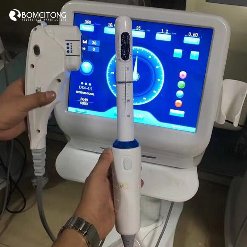 Hifu with vaginal tightening machine high intensity focused ultrasound handpiece body shaper