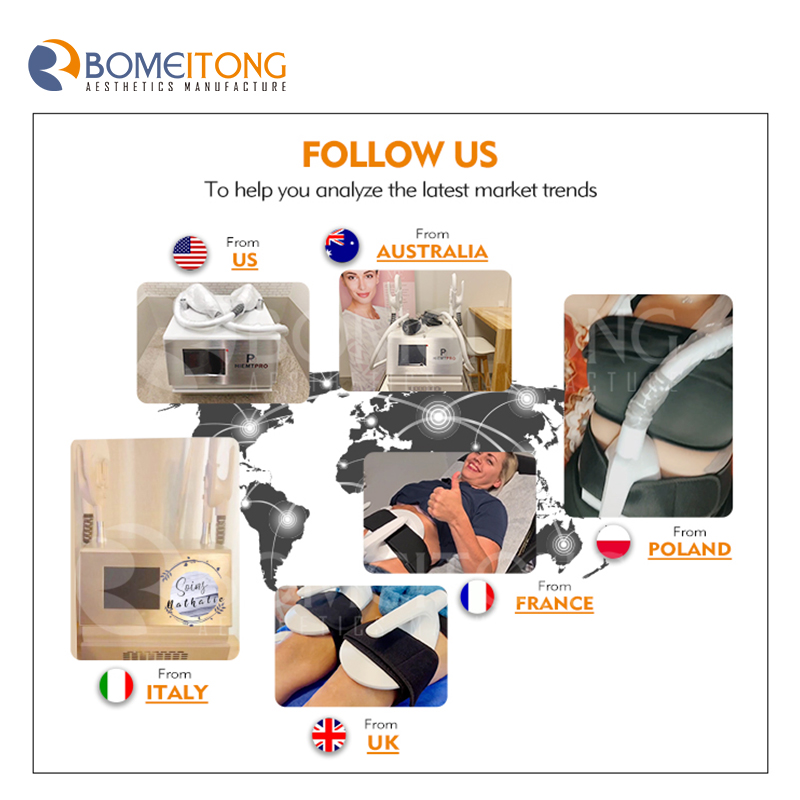 Clinic hiemt for muscle building and fat burn Advanced 7 Tesla Ems Muscle Stimulation portable hi-emt slimming beauty