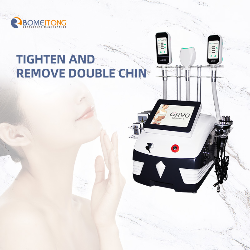 Cryolipolysis machine 2021 360 vacuum rf skin tightening fat reduction 2 cryo handles